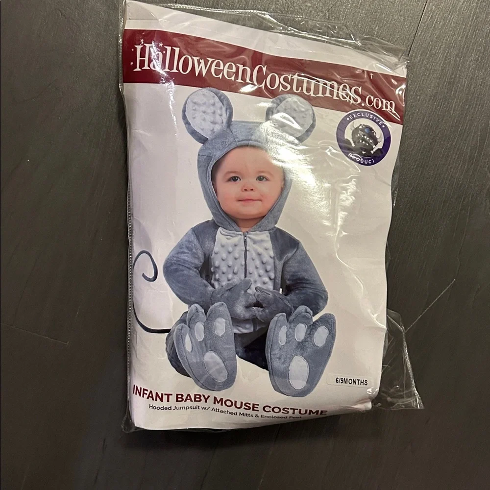 NWT ratatouille Infant Mouse Costume with Ears